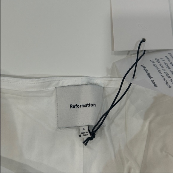 NWT • Reformation Rory white linen skirt - Picture 8 of 11